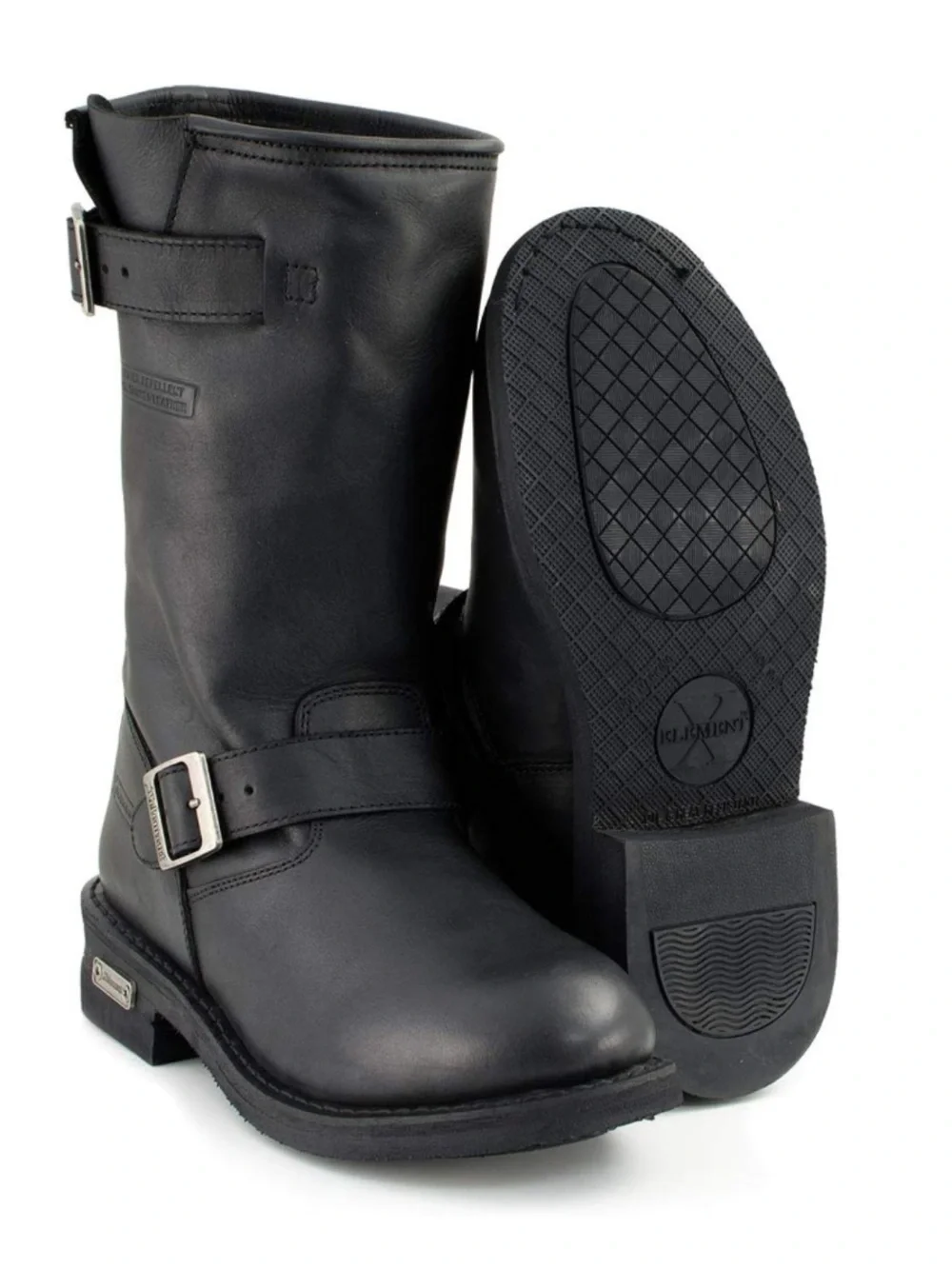 Xelement “The Classic” Black Engineer Motorcycle Premium Leather Boots